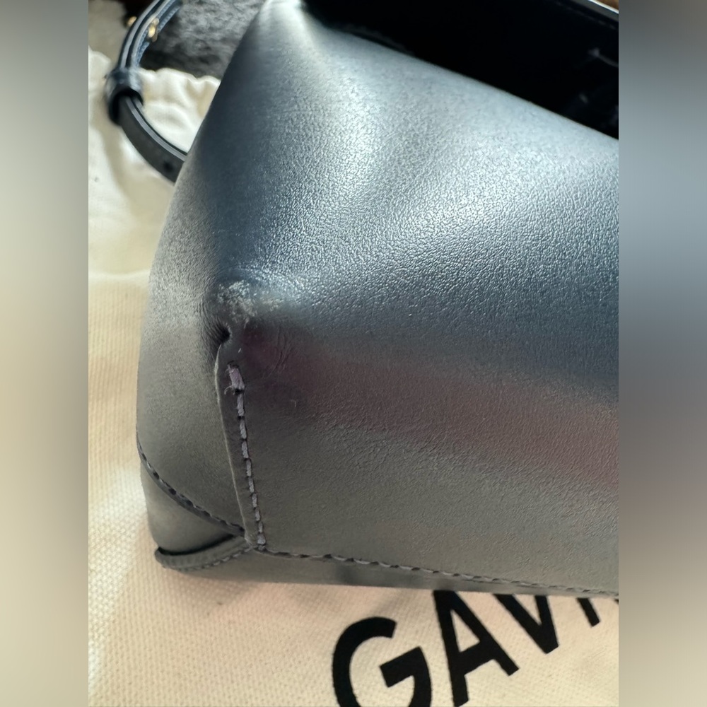 Mansur Gavriel Mini Soft Lady Bag in Navy - Picture 10 of 10